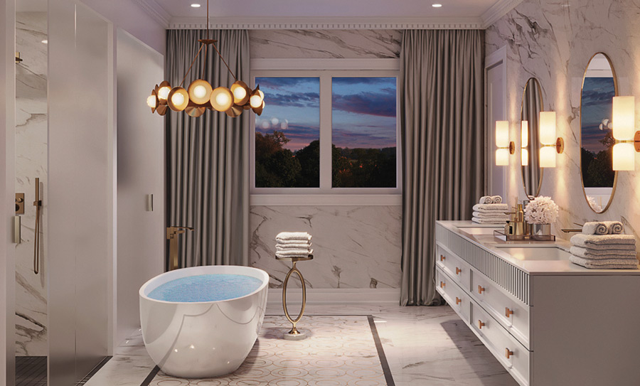Total Towns community — interior rendering