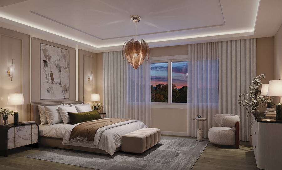 Total Towns community — interior rendering