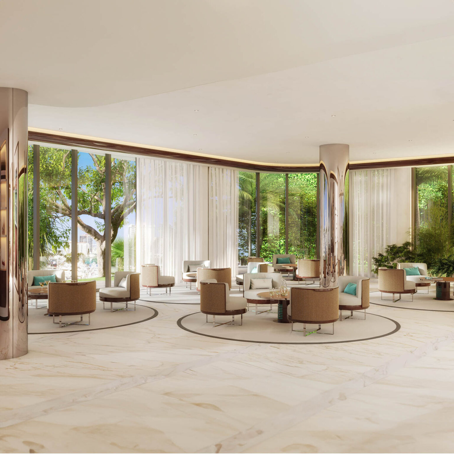 Riva residenze — interior rendering
