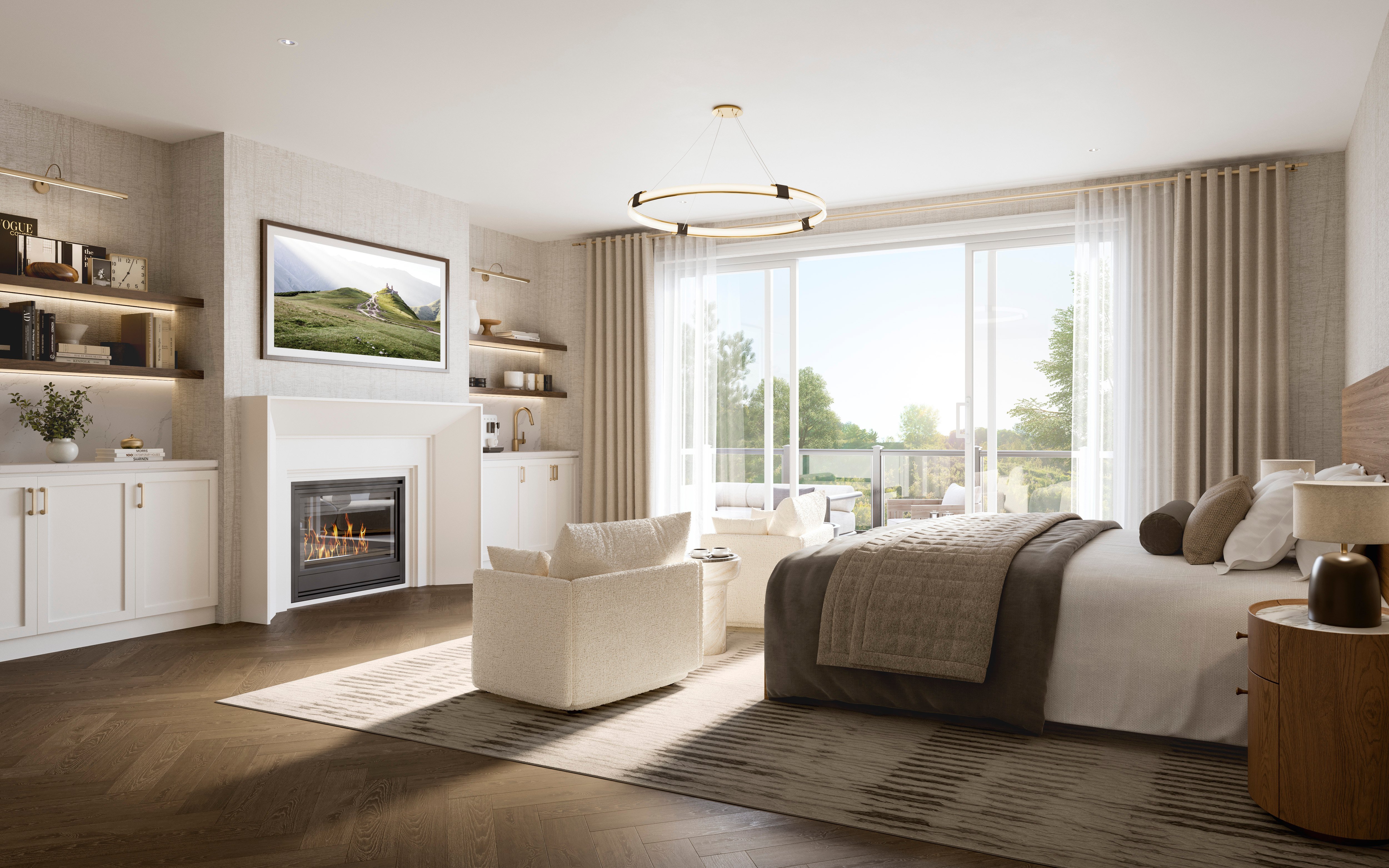 Canvas Hill — interior rendering