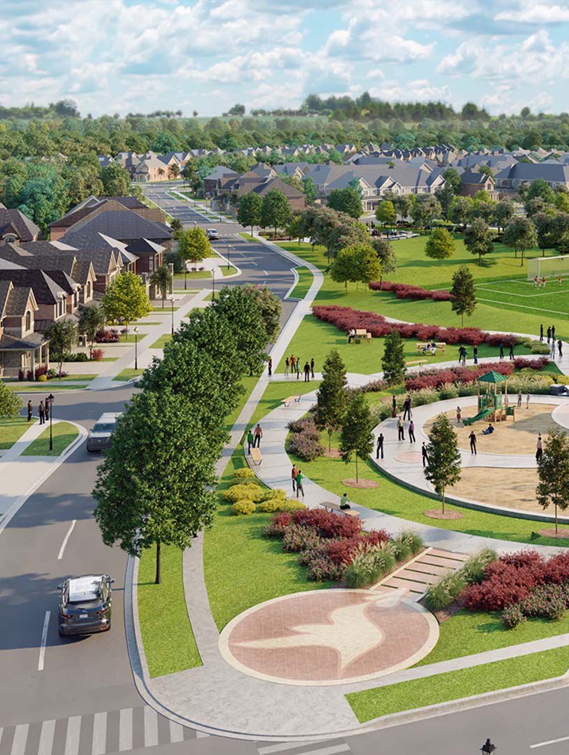 Vellore Walk — aerial rendering