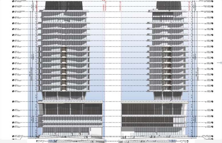 Reserve at One Sunset — exterior rendering