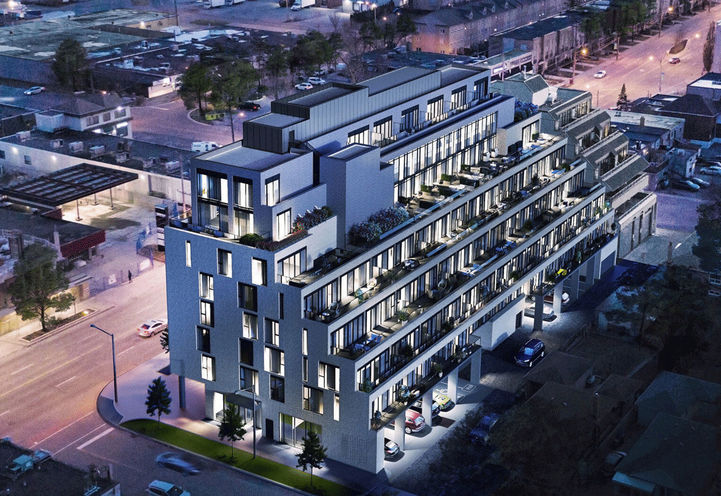 Kazmir Toronto — aerial rendering