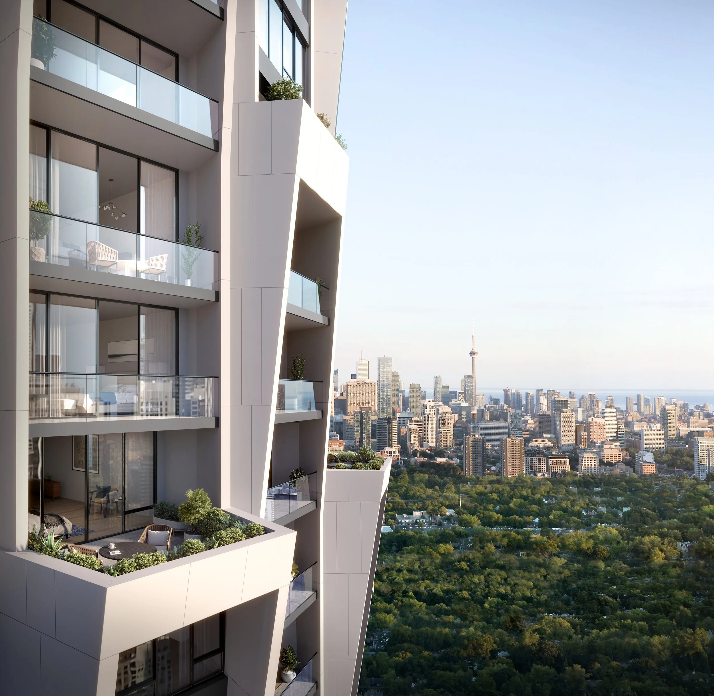One Delisle — exterior rendering