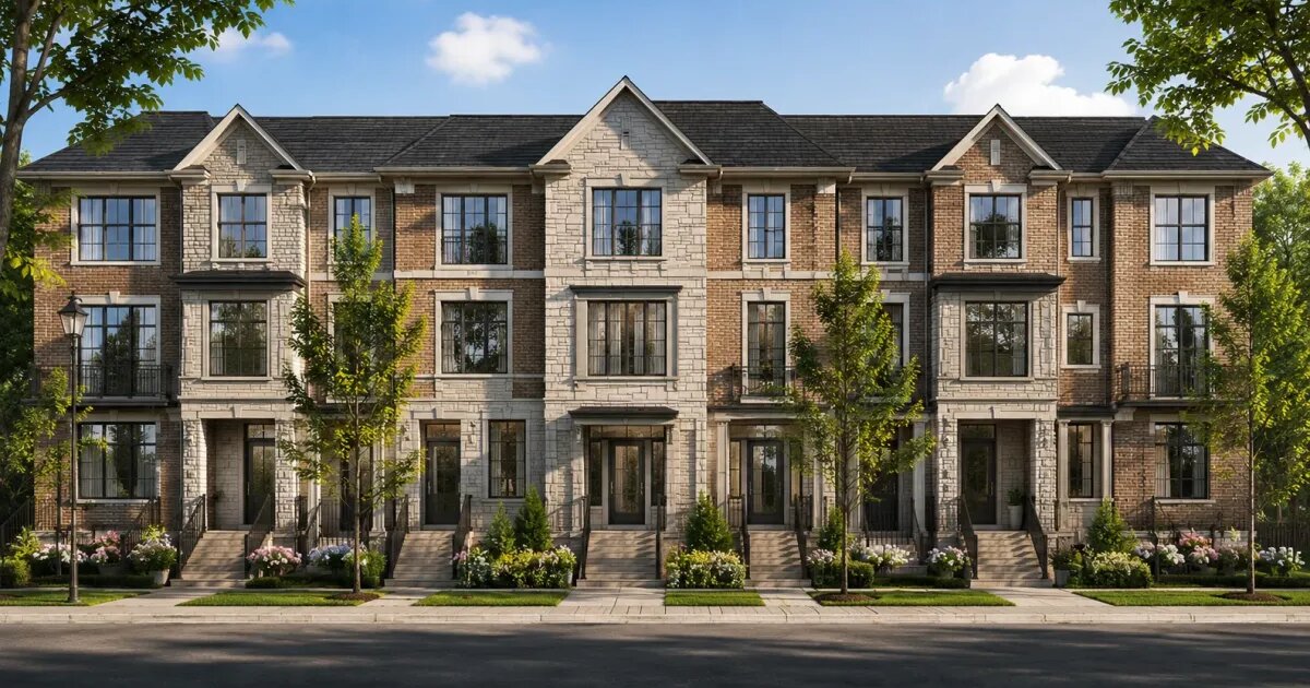 UpTown Woodbridge — exterior rendering