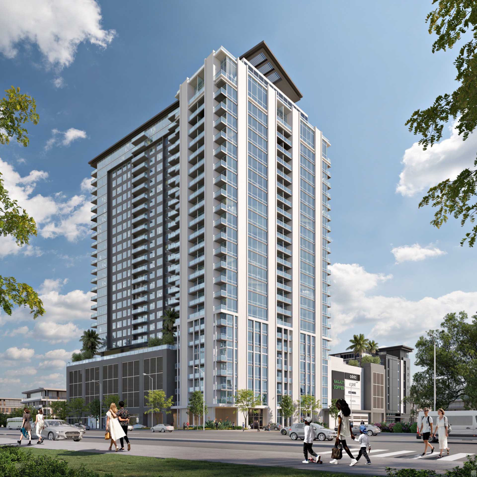 1110 E Cass — exterior rendering