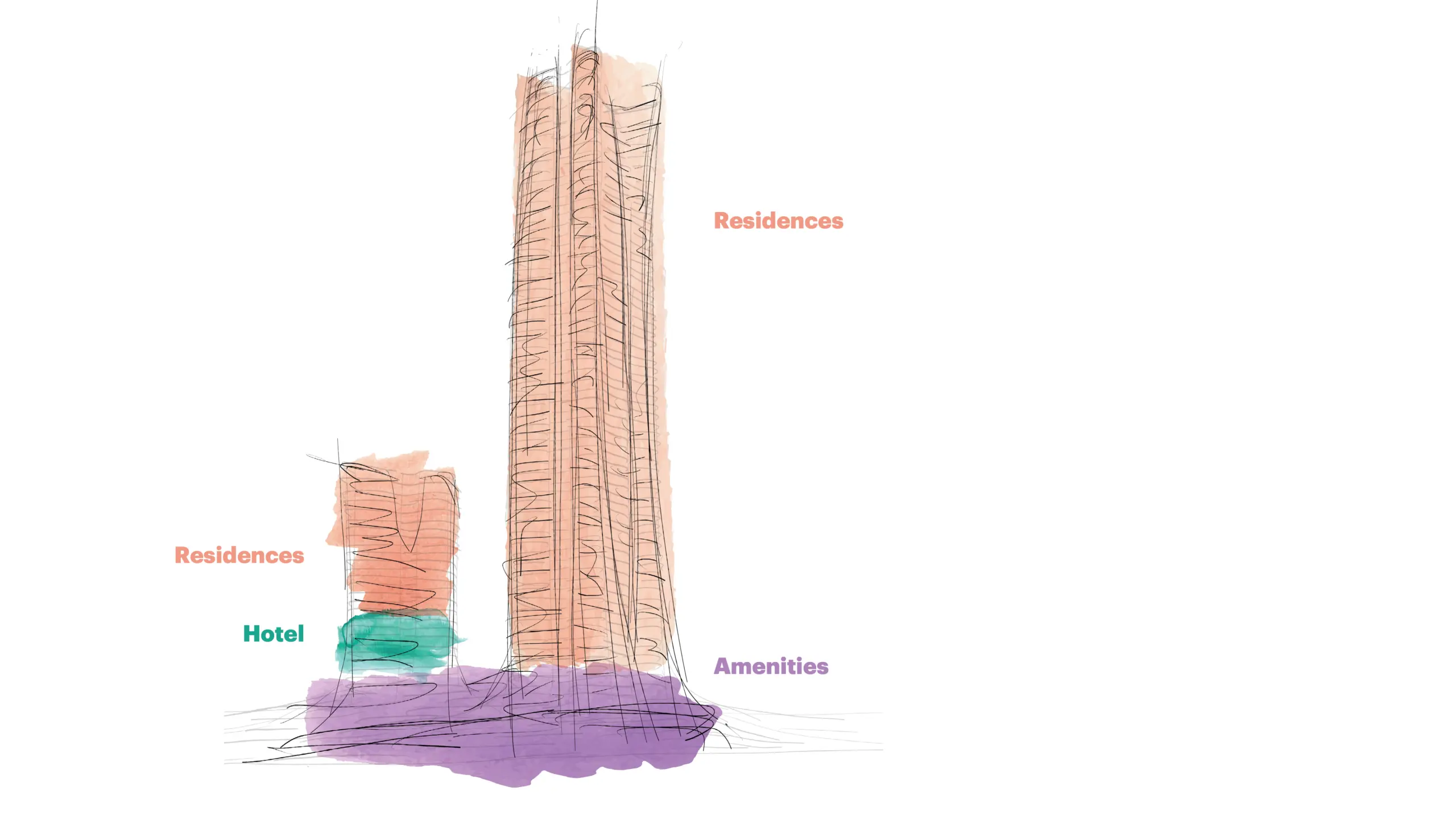 Mandarin Oriental Miami — exterior rendering