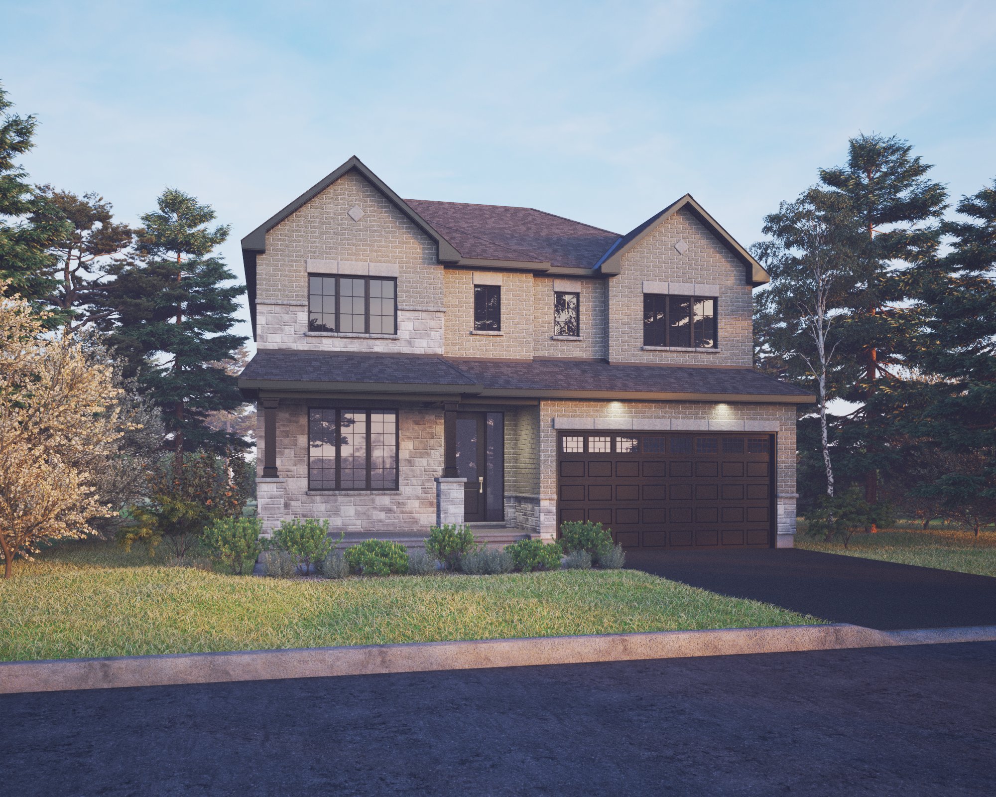 Mahogany — exterior rendering