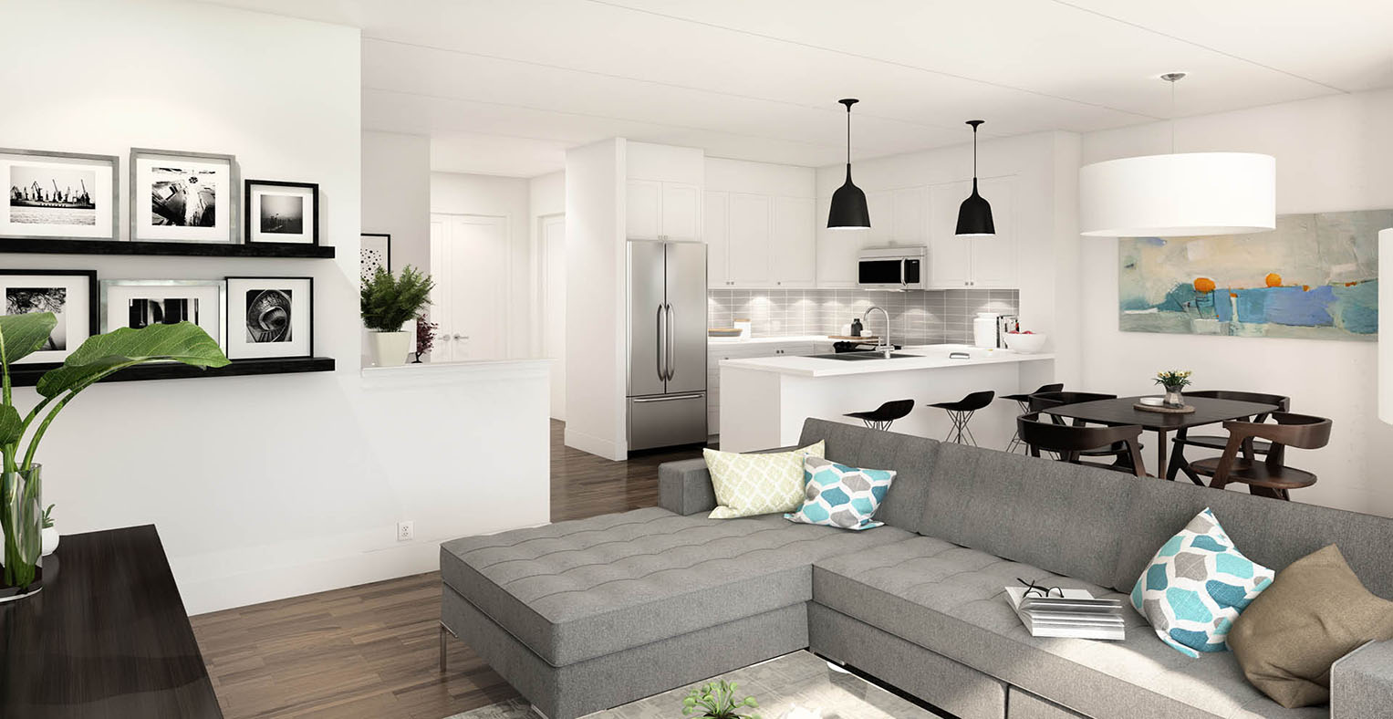 6TEN Condos — interior rendering