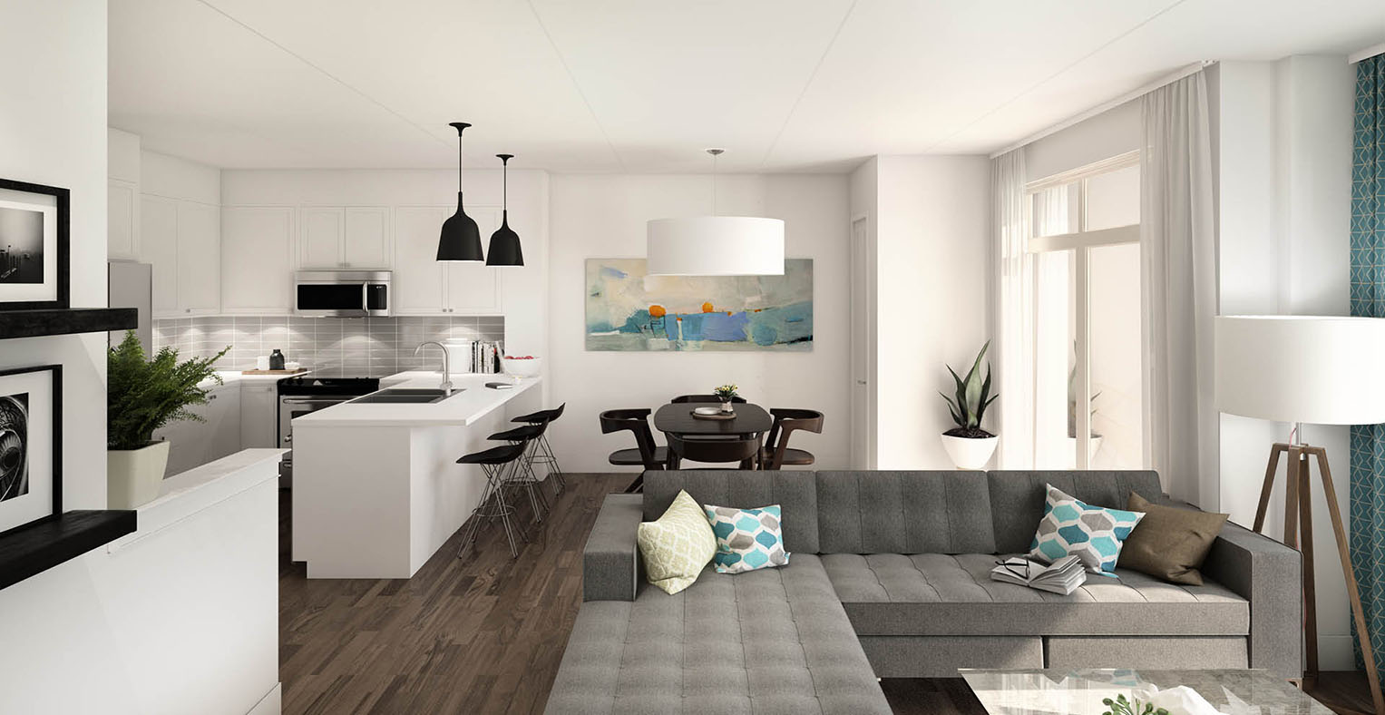 6TEN Condos — interior rendering