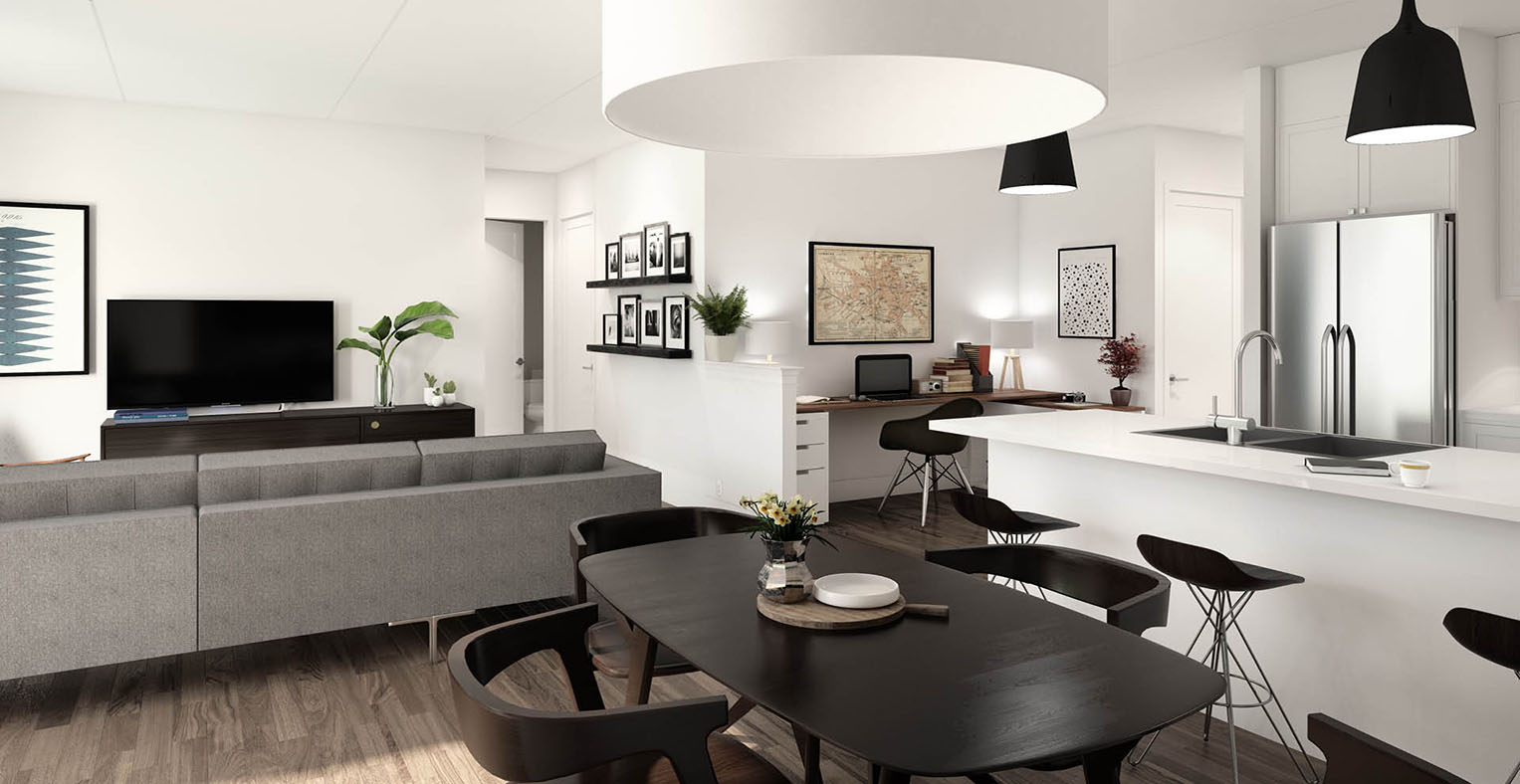 6TEN Condos — interior rendering
