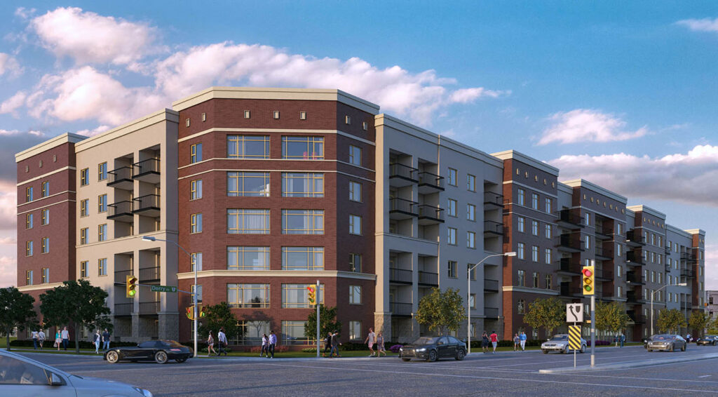 6TEN Condos — exterior rendering