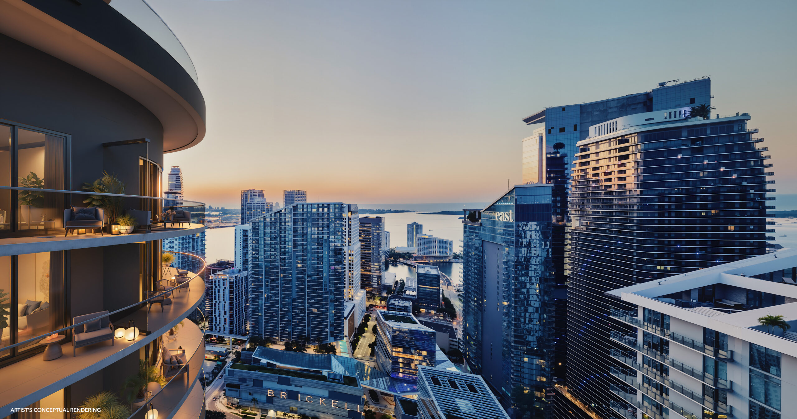 Luxury Condos The Standard Residences, Brickell — exterior rendering