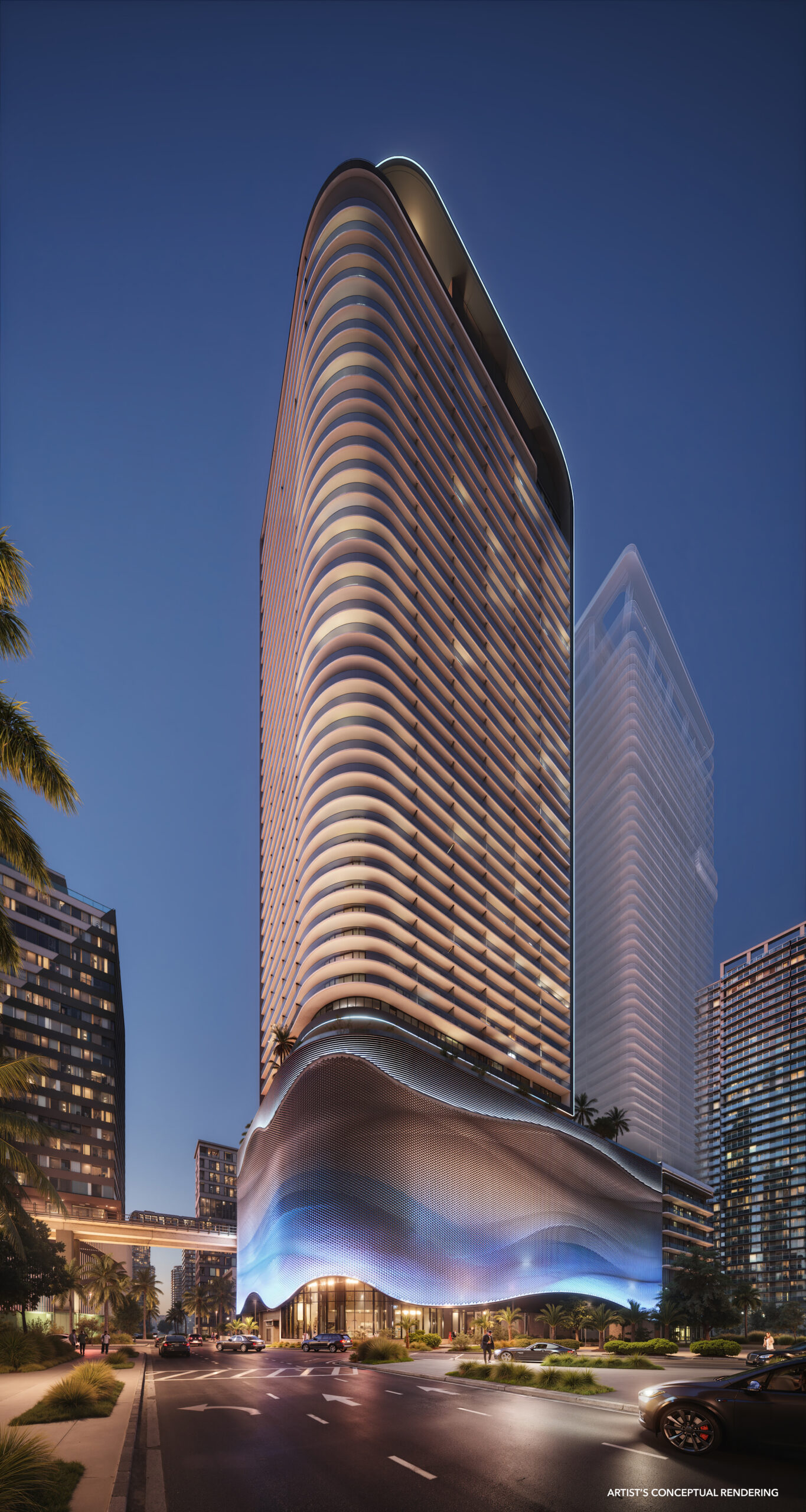 Luxury Condos The Standard Residences, Brickell — exterior rendering