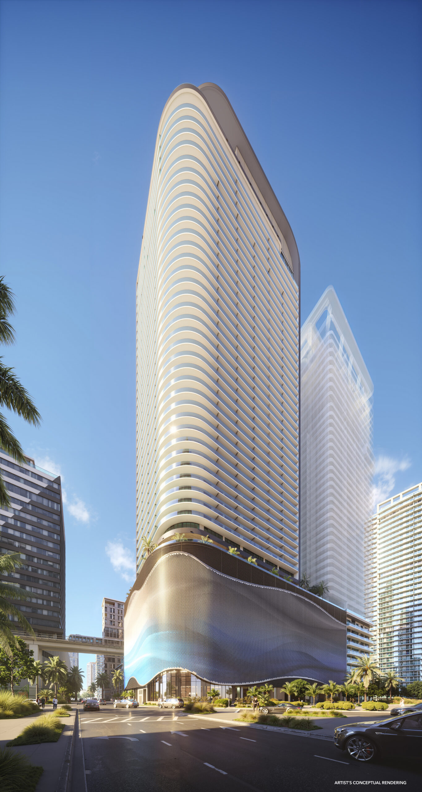 Luxury Condos The Standard Residences, Brickell — exterior rendering