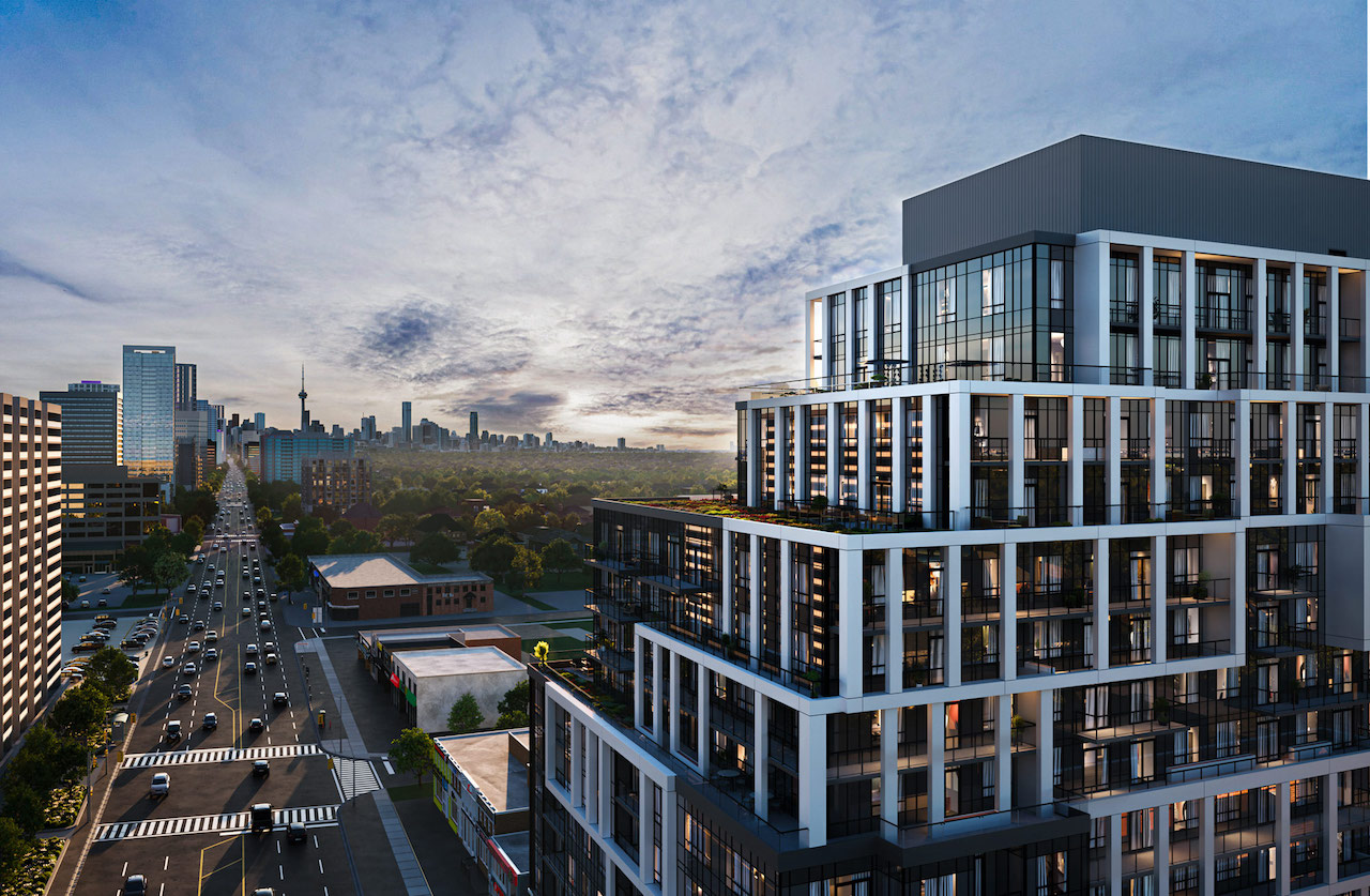 6080 Yonge Official Website — exterior rendering
