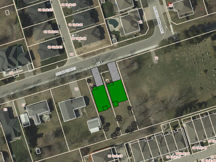Cedar Street — site map