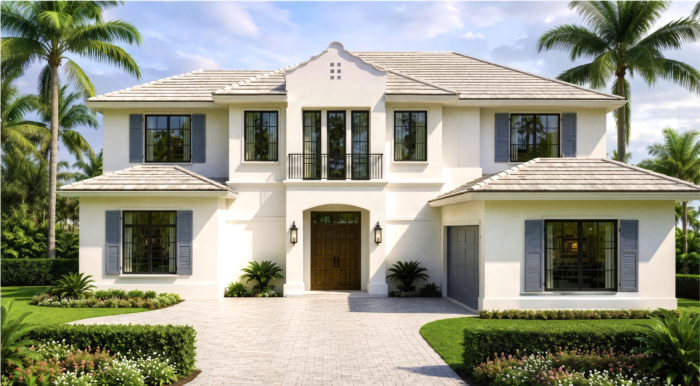 Island House — exterior rendering