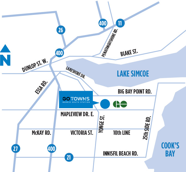 Barrie – GO Towns — site map