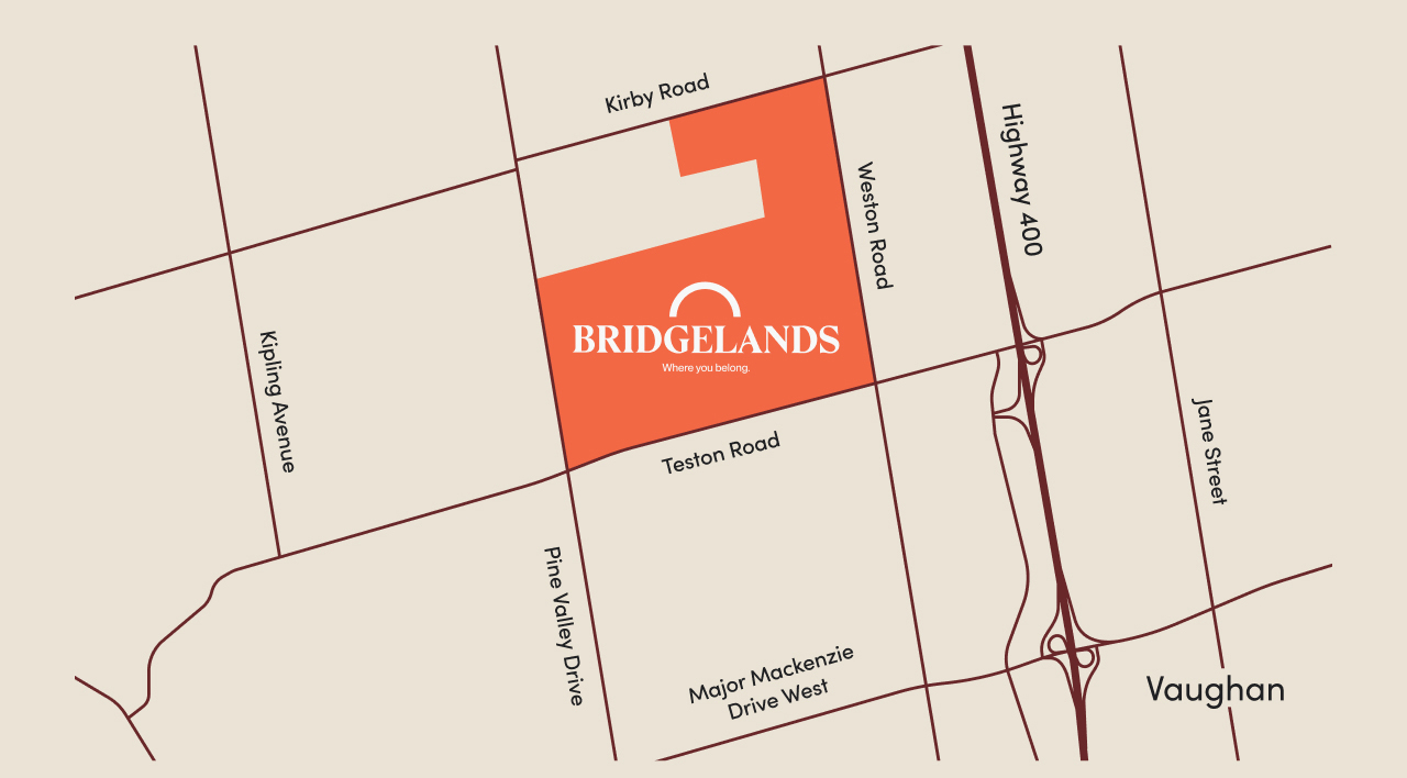 Bridgelands — site map