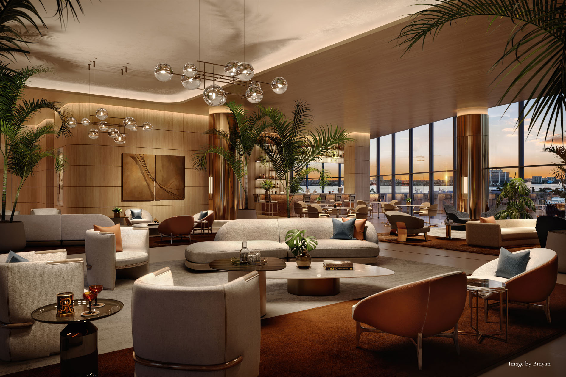 St Regis Sunny Isles — interior rendering