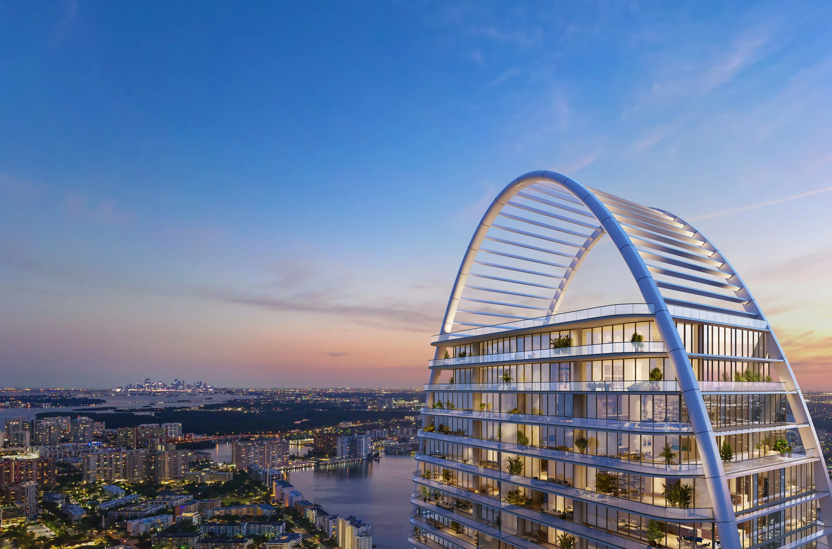 St Regis Sunny Isles — exterior rendering