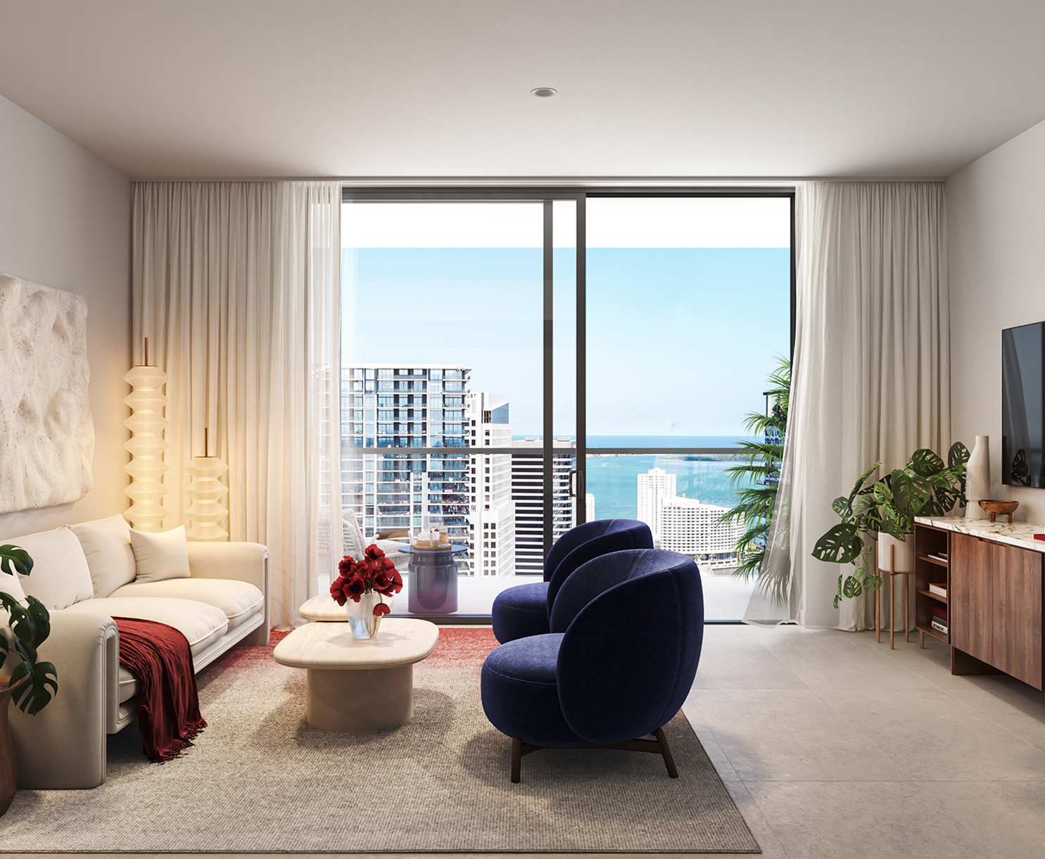 The Standard Brickell — interior rendering