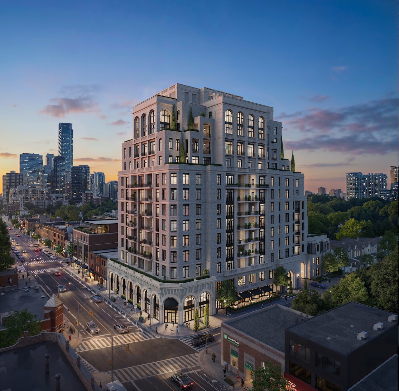 1 Marlborough — aerial rendering