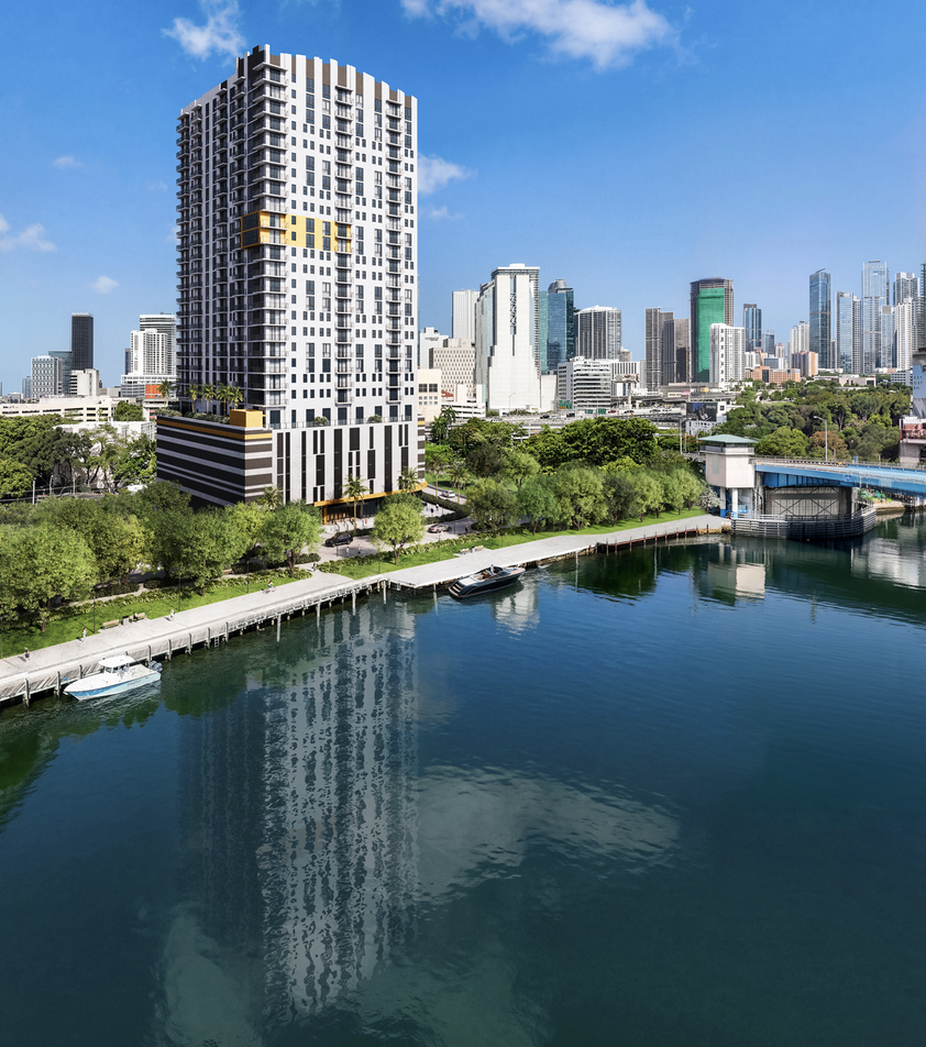 Gallery at Lummus Parc — exterior rendering