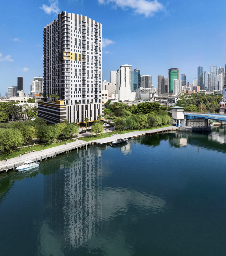 Gallery at Lummus Parc — exterior rendering