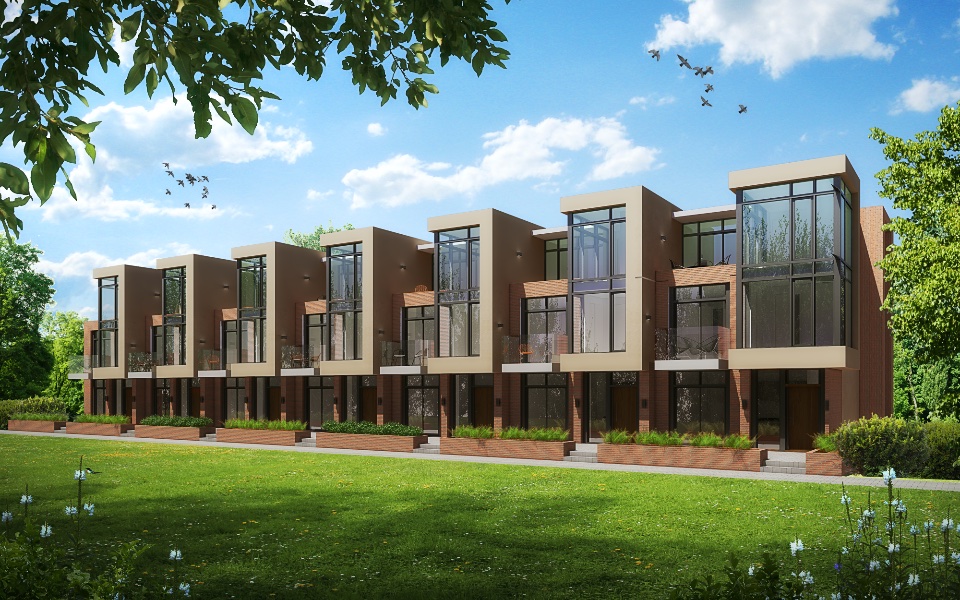 The Mill Landing — exterior rendering