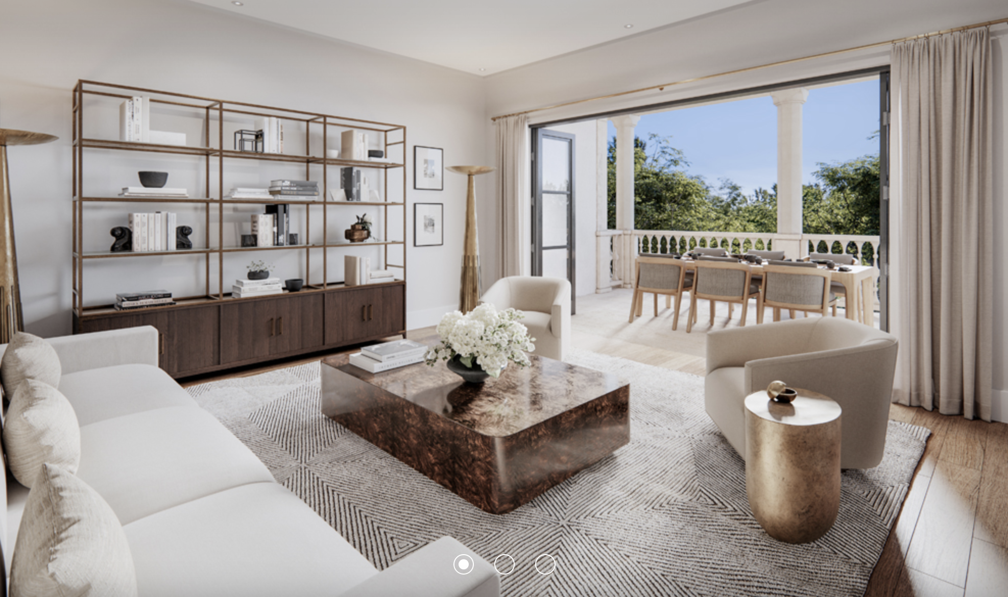 Village Coral Gables — interior rendering