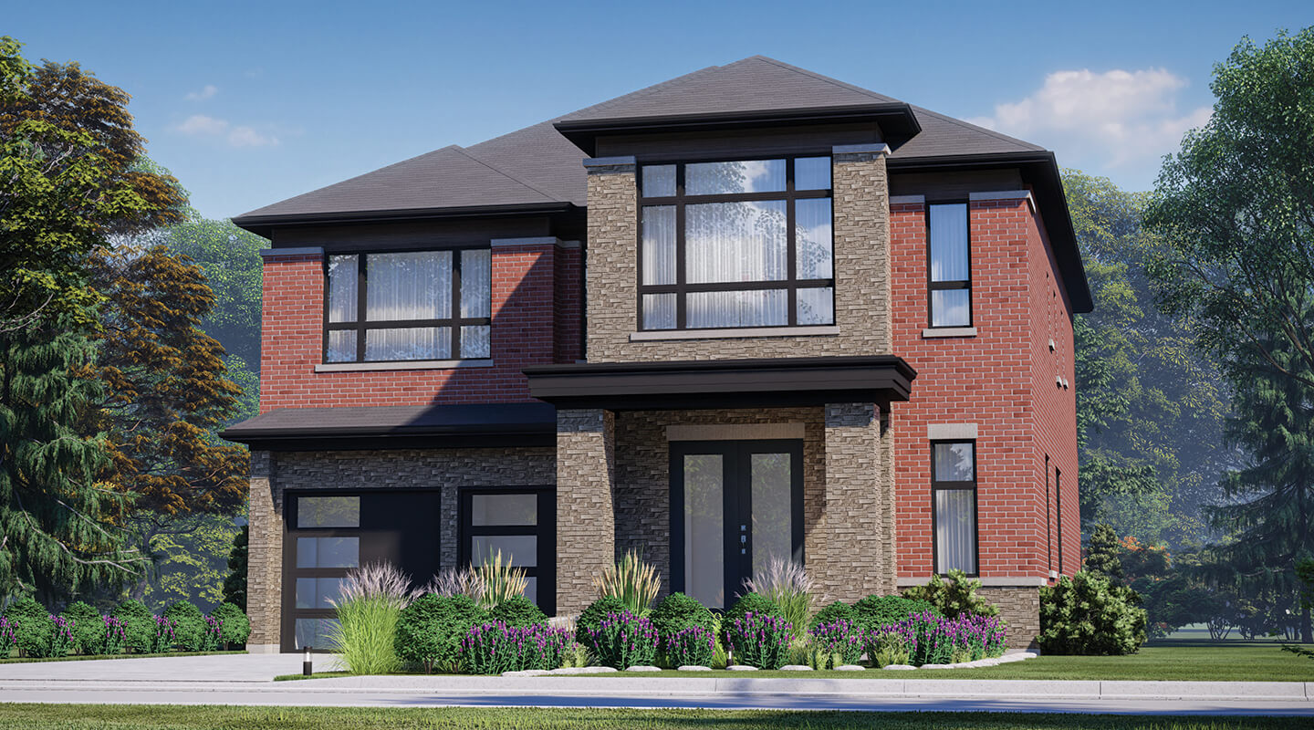 Shining Hill - Gates of St. Anne's — exterior rendering