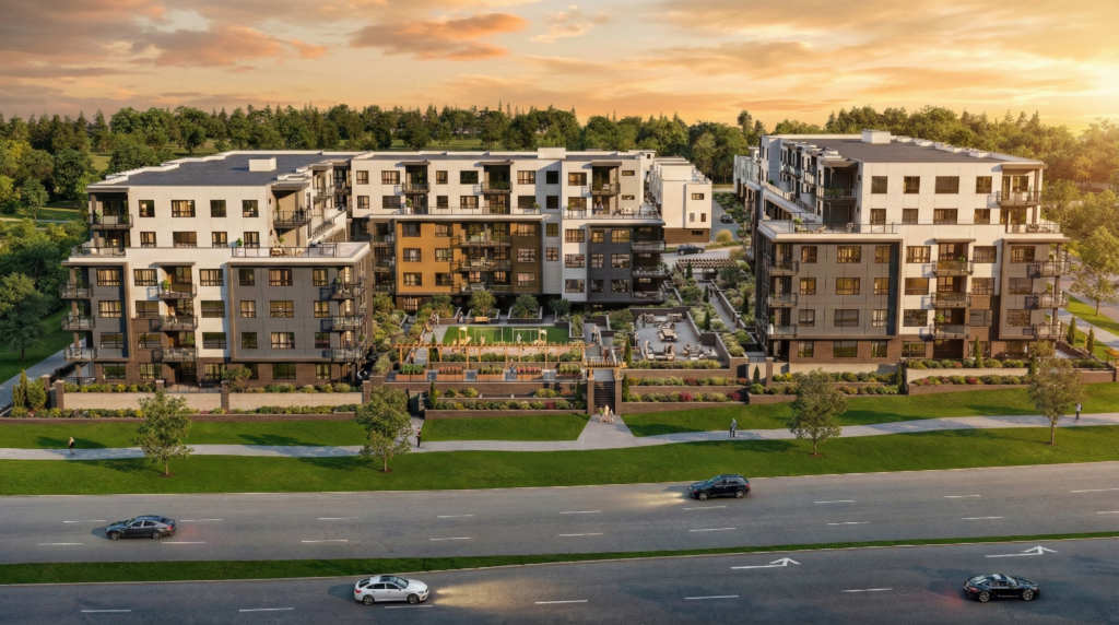 South Village — aerial rendering