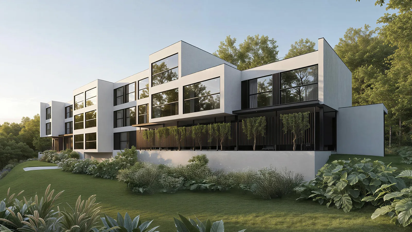 Forest Brook Reserve — exterior rendering