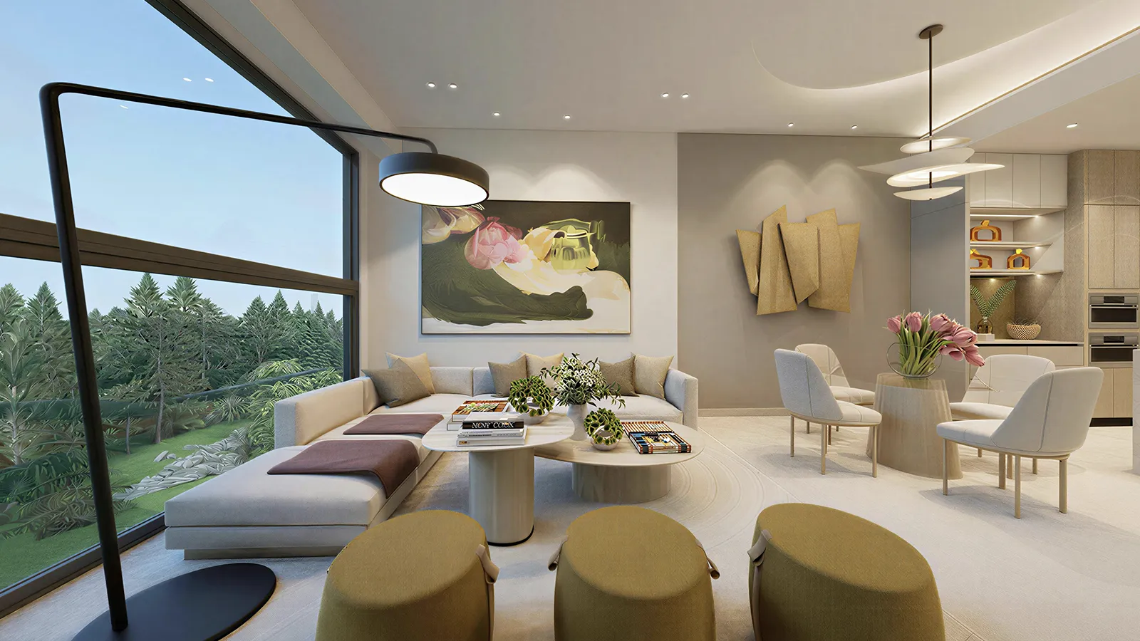 Forest Brook Reserve — interior rendering