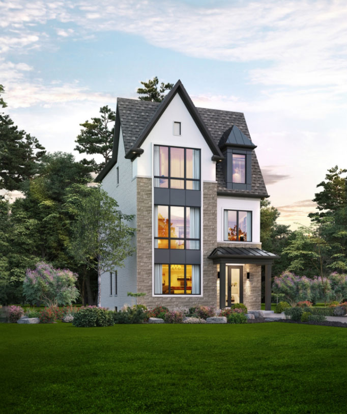 South Village Manors — exterior rendering