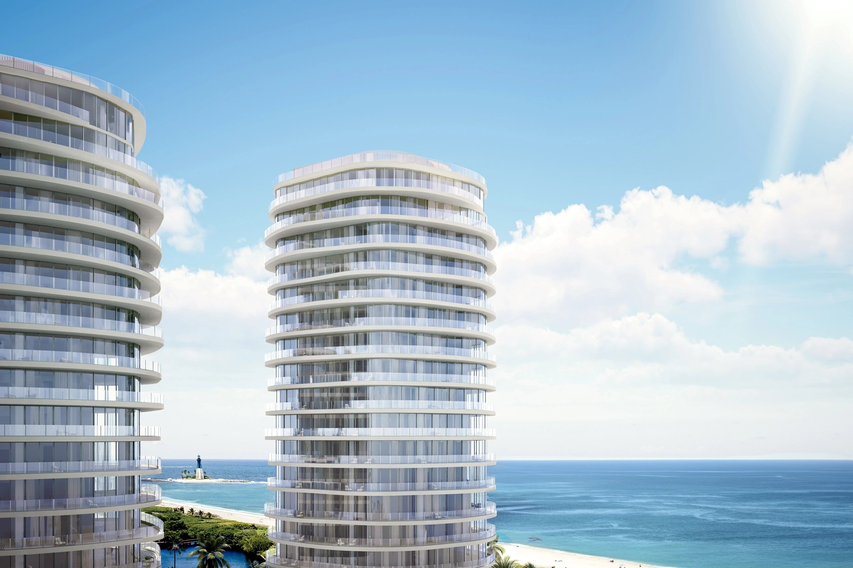 Armani Casa Pompano — exterior rendering