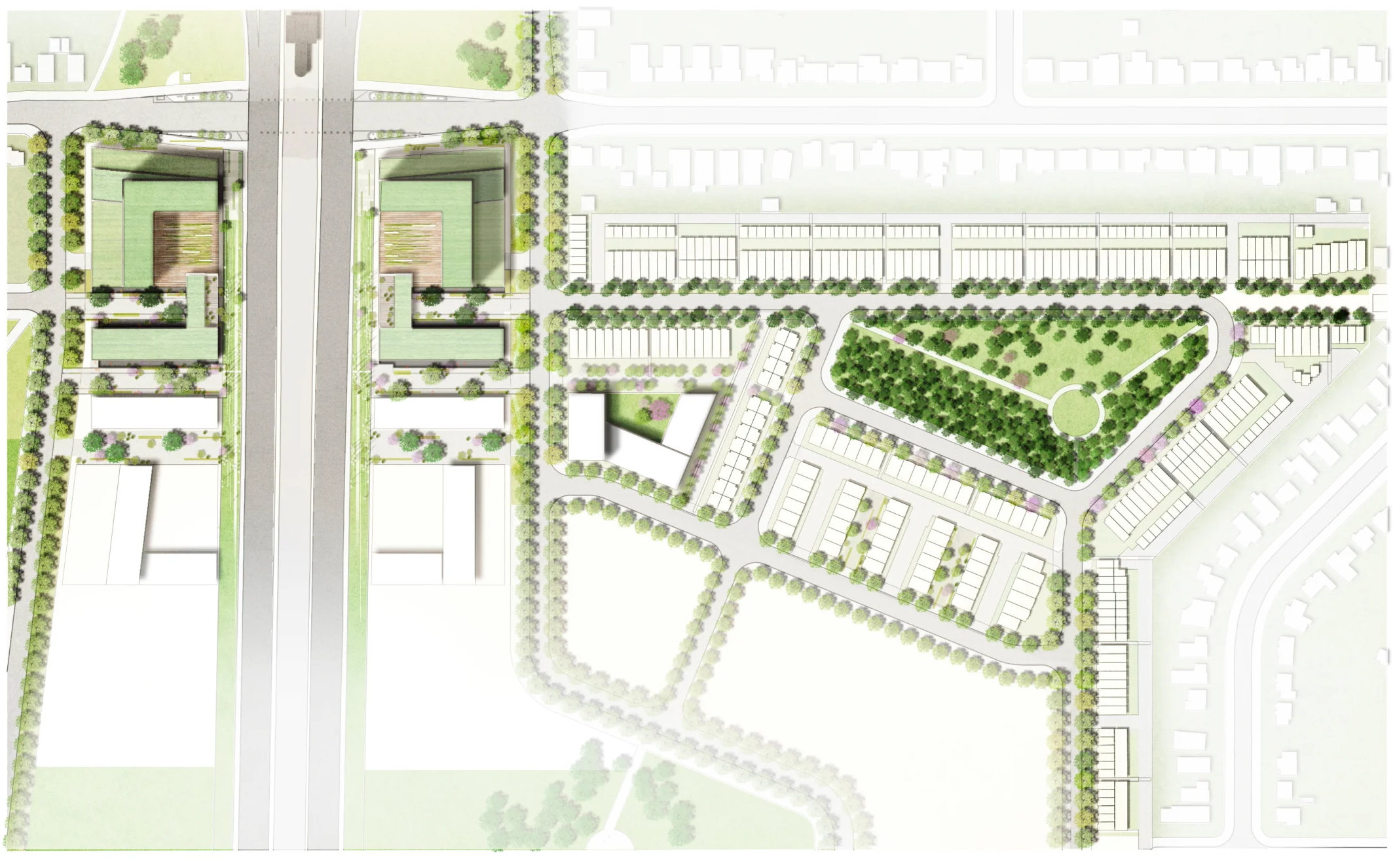 Lawrence Heights Revitalization — site map
