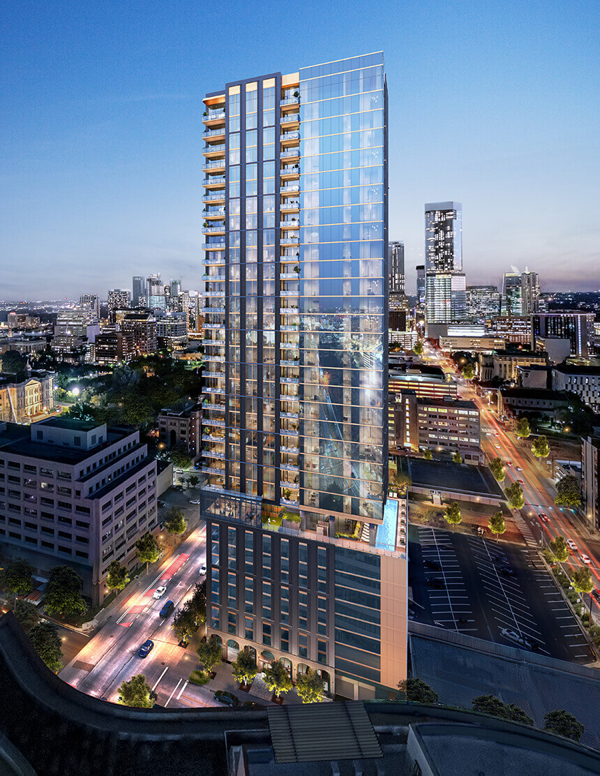 14th & Lavaca - Portfolio — exterior rendering