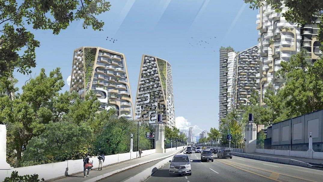 Residential • Retail Sen̓áḵw Read More — exterior rendering