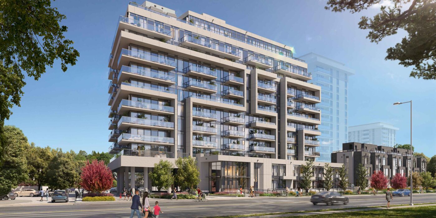 Metro Park Apartments — exterior rendering
