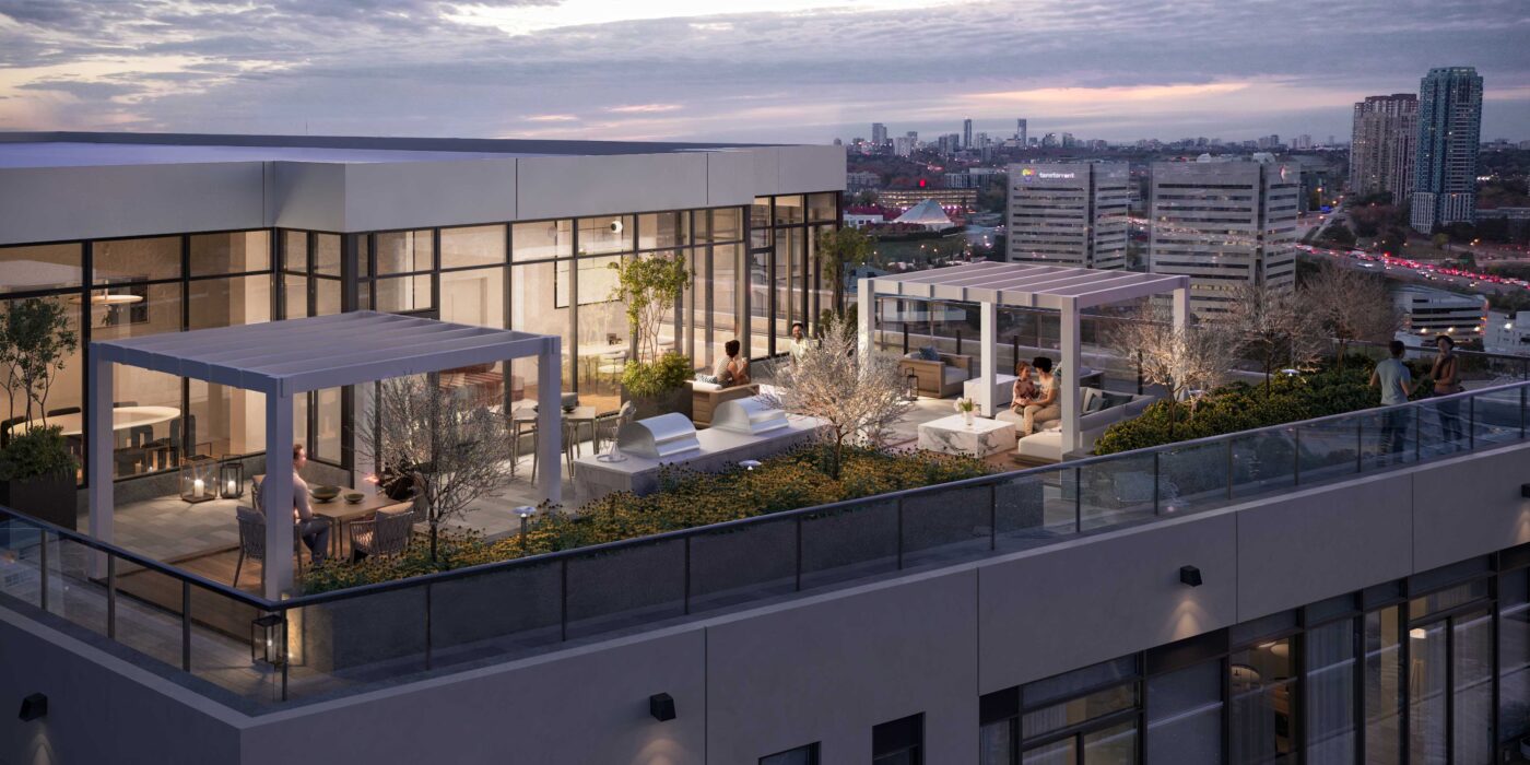 Metro Park Apartments — exterior rendering