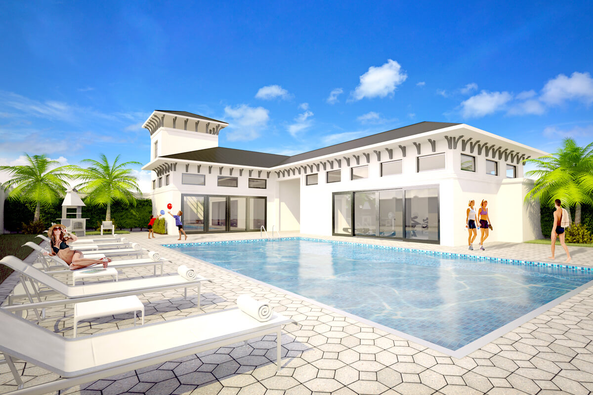 ONYX TOWNHOME VILLAS — exterior rendering