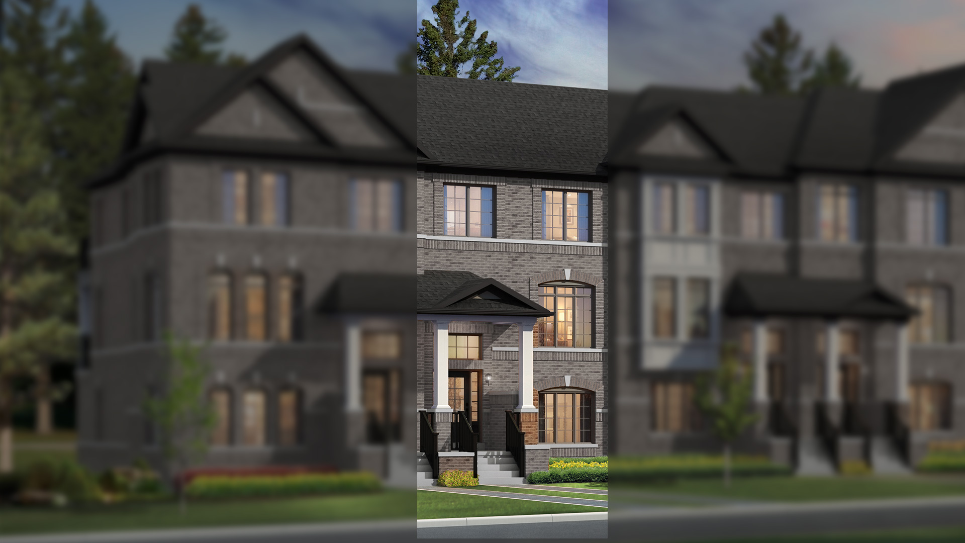 Lakewynds Innisfil Luxury Townhomes — exterior rendering