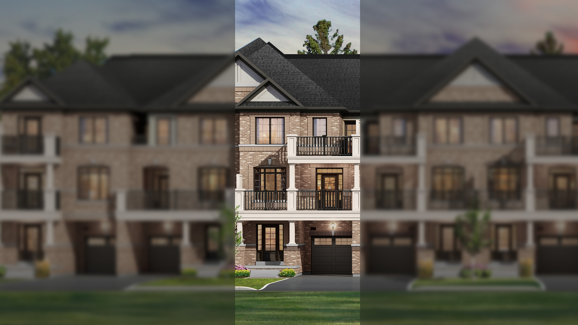 Lakewynds Innisfil Luxury Townhomes — exterior rendering