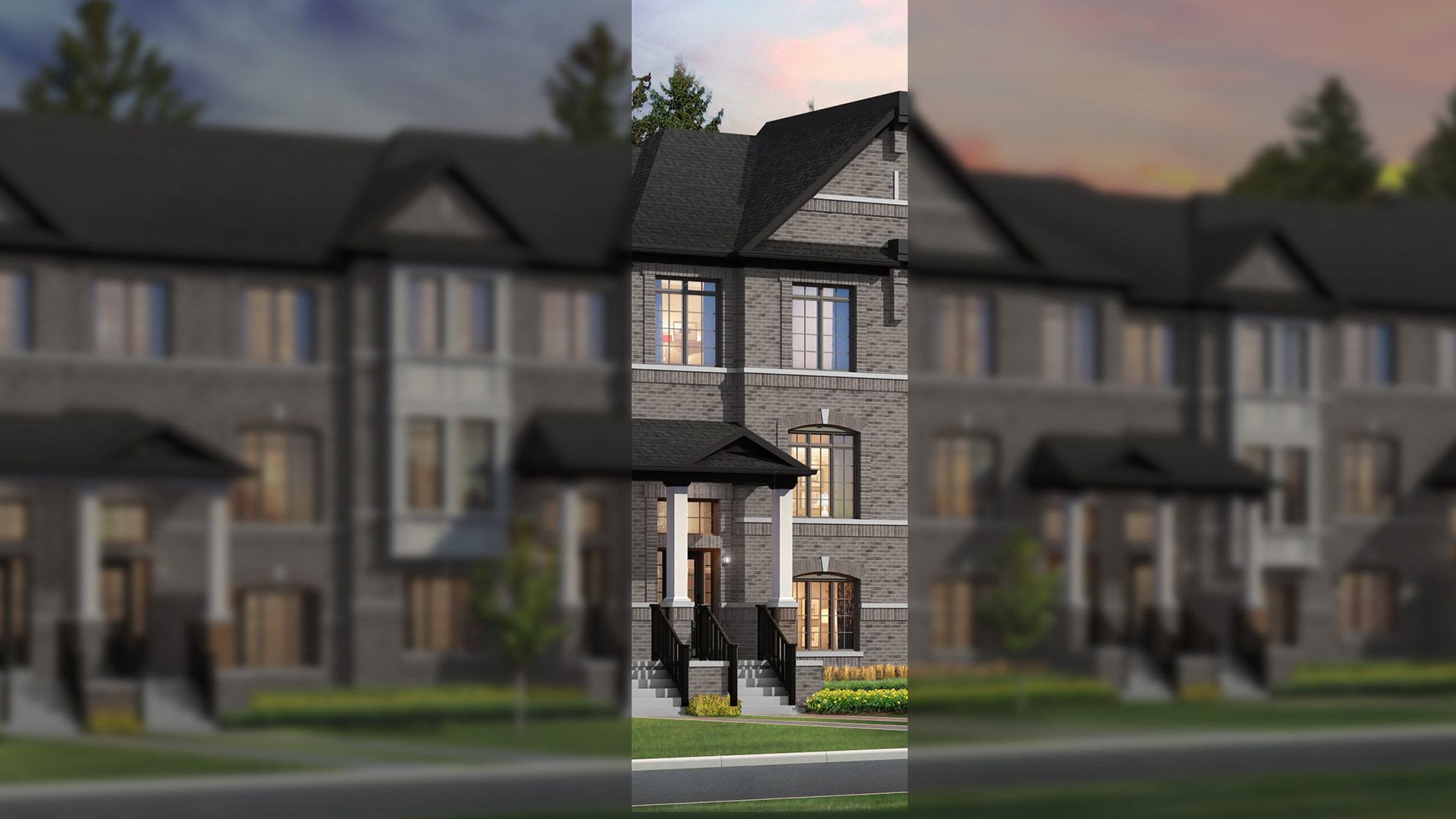 Lakewynds Innisfil Luxury Townhomes — exterior rendering