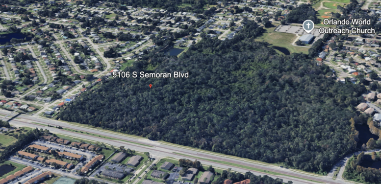 Mosby Lake Conway Apartments — aerial rendering
