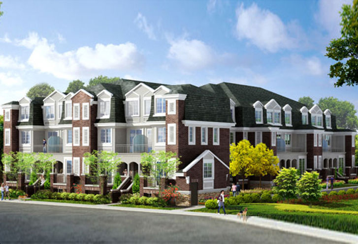 Upper Beach Townes — exterior rendering