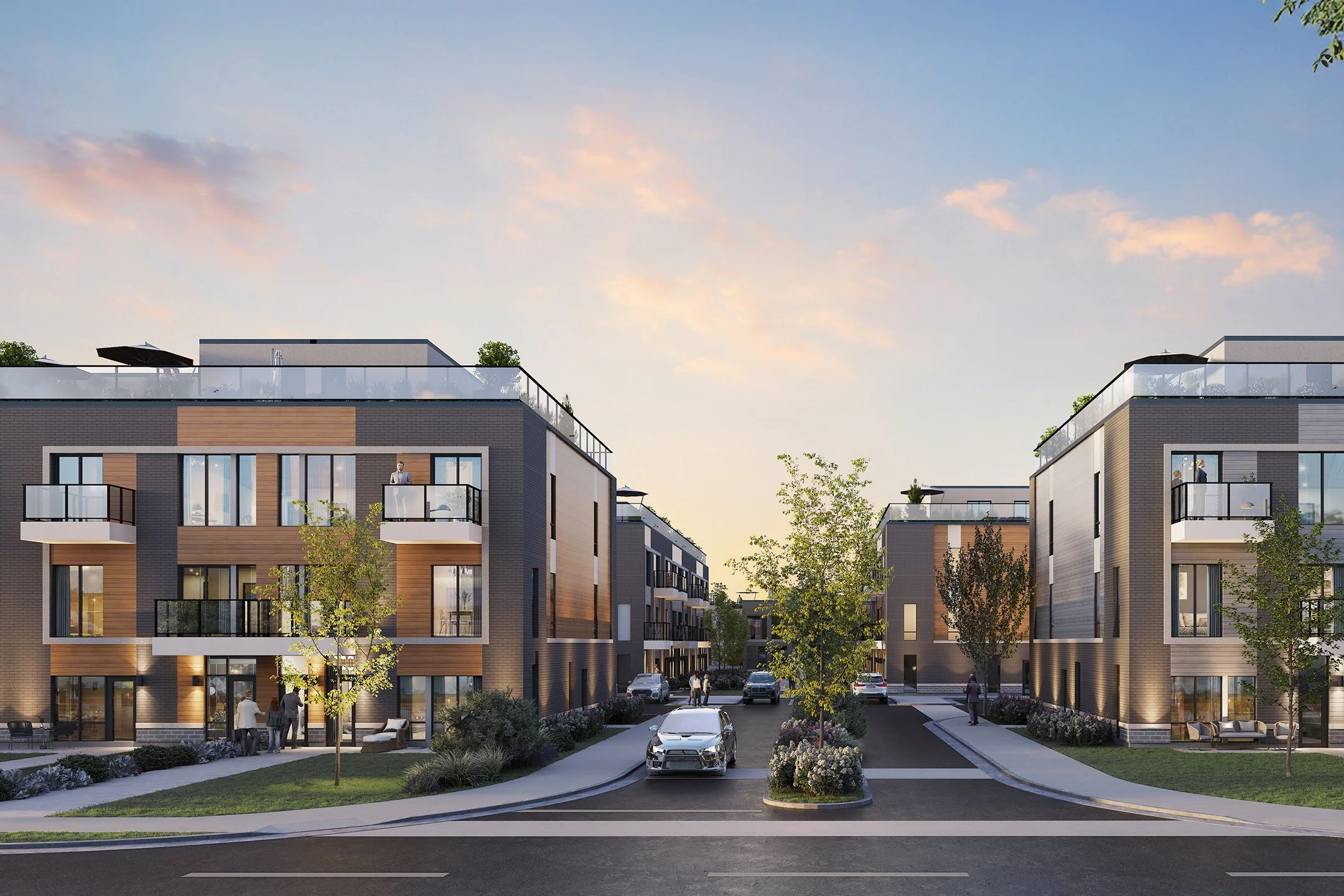 Modtera Towns — exterior rendering